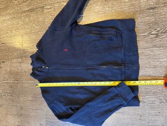 Vintage Polo Ralph Lauren Navy Full-Zip Sweatshirt