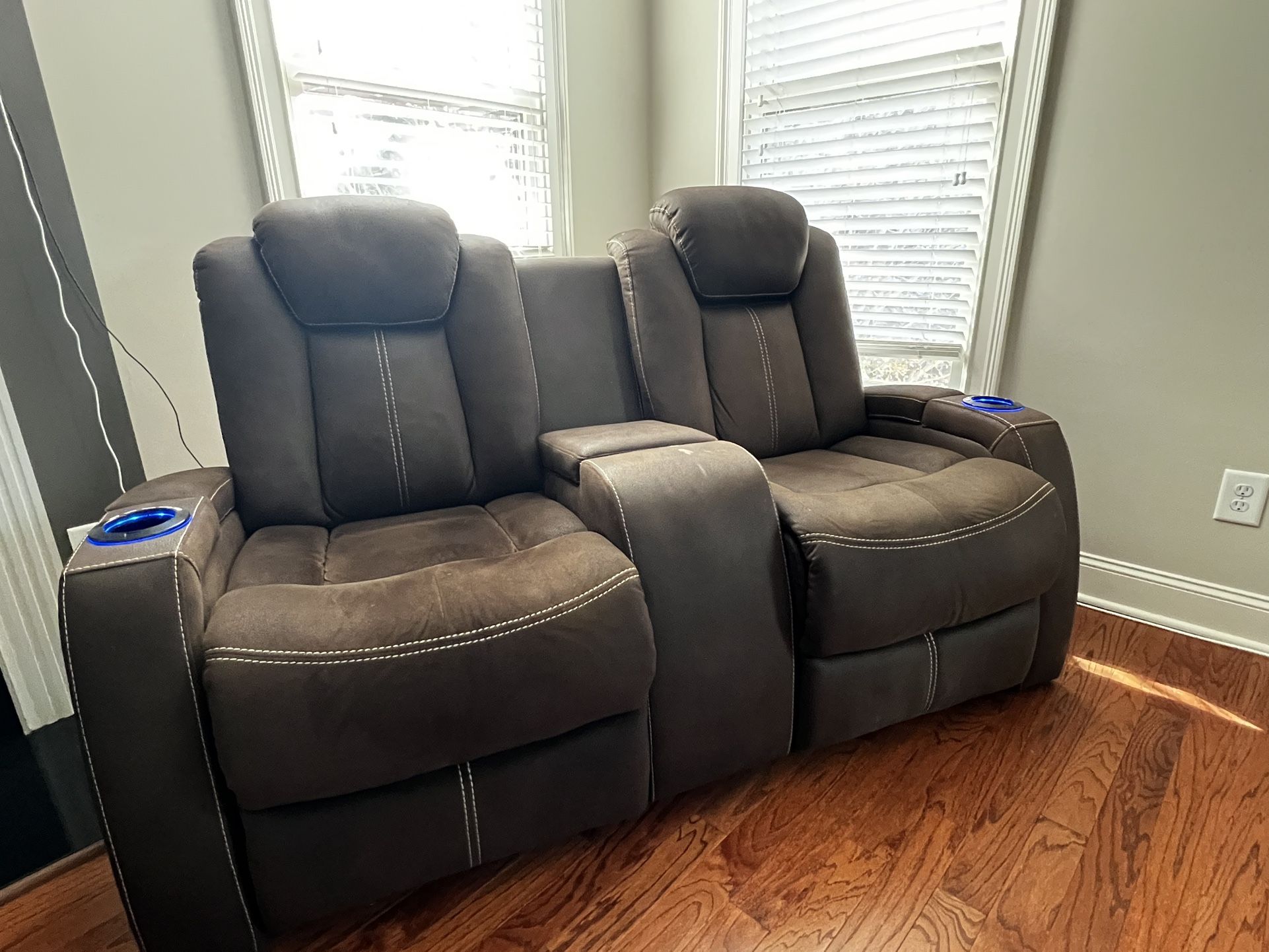 Power Reclining Sofa And Loveseat 