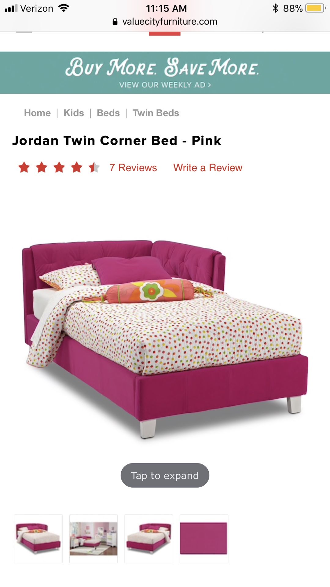 Value city furniture kids beds sales