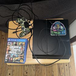 PS4 Console + Controller And 5 Games 
