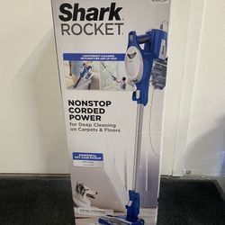 Shark Rocket Corded Stick Vacuum Cleaner. Blue Lightweight