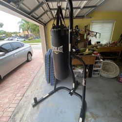 Everlast Punching Bag With Stand