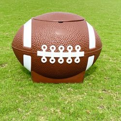 Vintage Little Tikes Football Toy Box Man Cave Chest Cooler Tailgating Party W/Lid