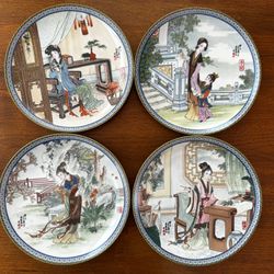 Chinese porcelain plate: Twelve Golden Hairpins from Dream of the Red Chamber，Jingdezhen porcelain, no box, no certificate.