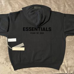 NEW Fear of God Essentials Black Hoodie (Size XXS, XS, S, M, L) 100% Authentic✅