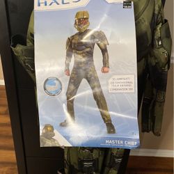 Boys Master Chief Halloween Costume Size 7+