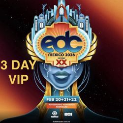 EDC Mexico 2026 - Abono Banamex Plus (VIP) 3 Day