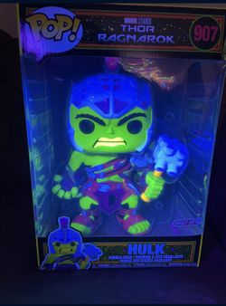Funko Pop! Thor Ragnarok 10" inch Blacklight Hulk Target Exclusive #907