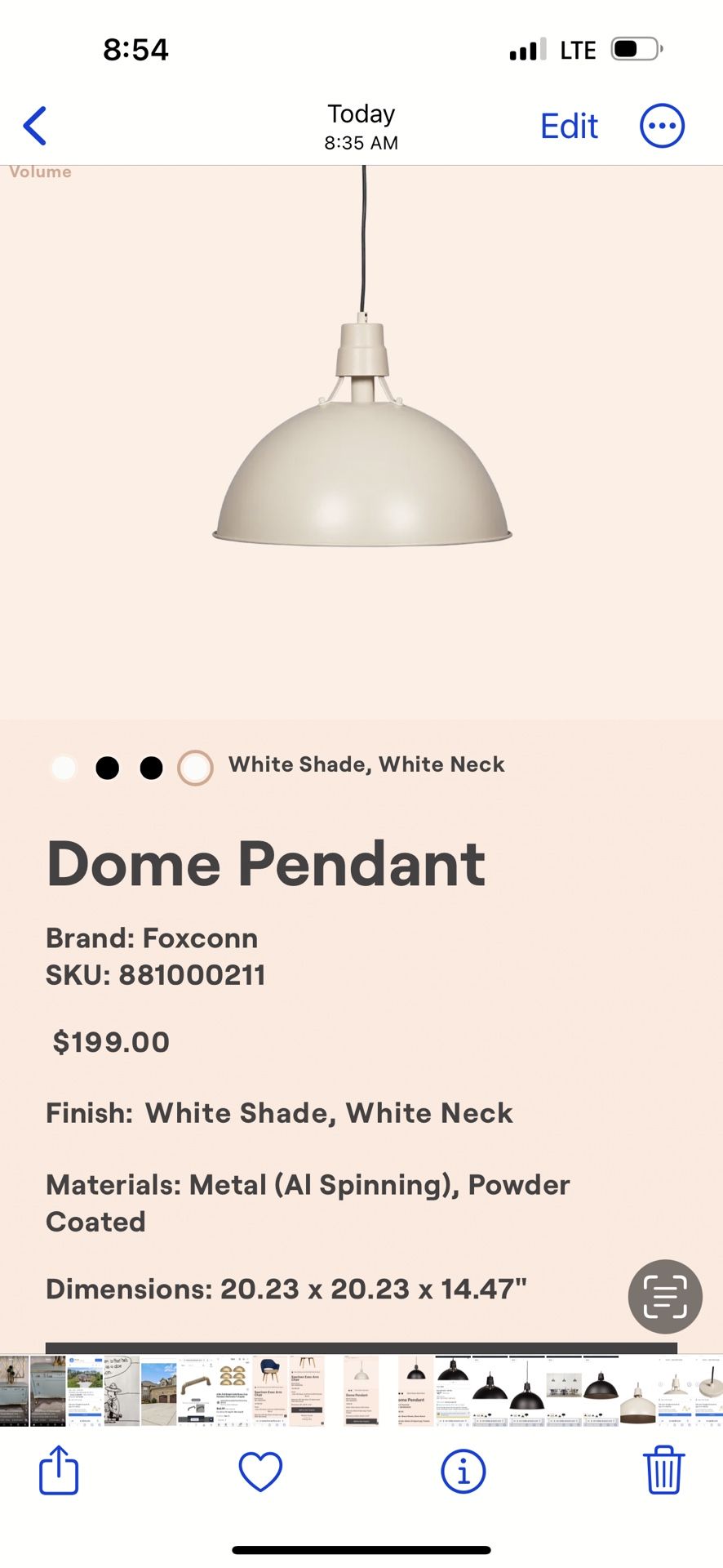NEW High Quality Pendant Light Gorgeous!! 18”