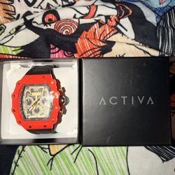Activa by invicta 44.3 mm with the skeleton dial