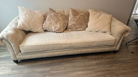 Z-gallery velvet cream/beige sofa