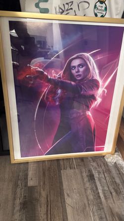Scarlet Witch Framed Marvel Poster