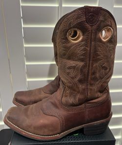 GUC Ariat Men's Heritage Roughstock Western Leather Boots (Men’s Size 12) - $80