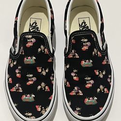 Vans K-Pop Demon Hunters Classic Slip-On Shoes Black - Womens Size 7.0 / Men 5.5