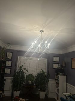 Chandelier Nickel Finish