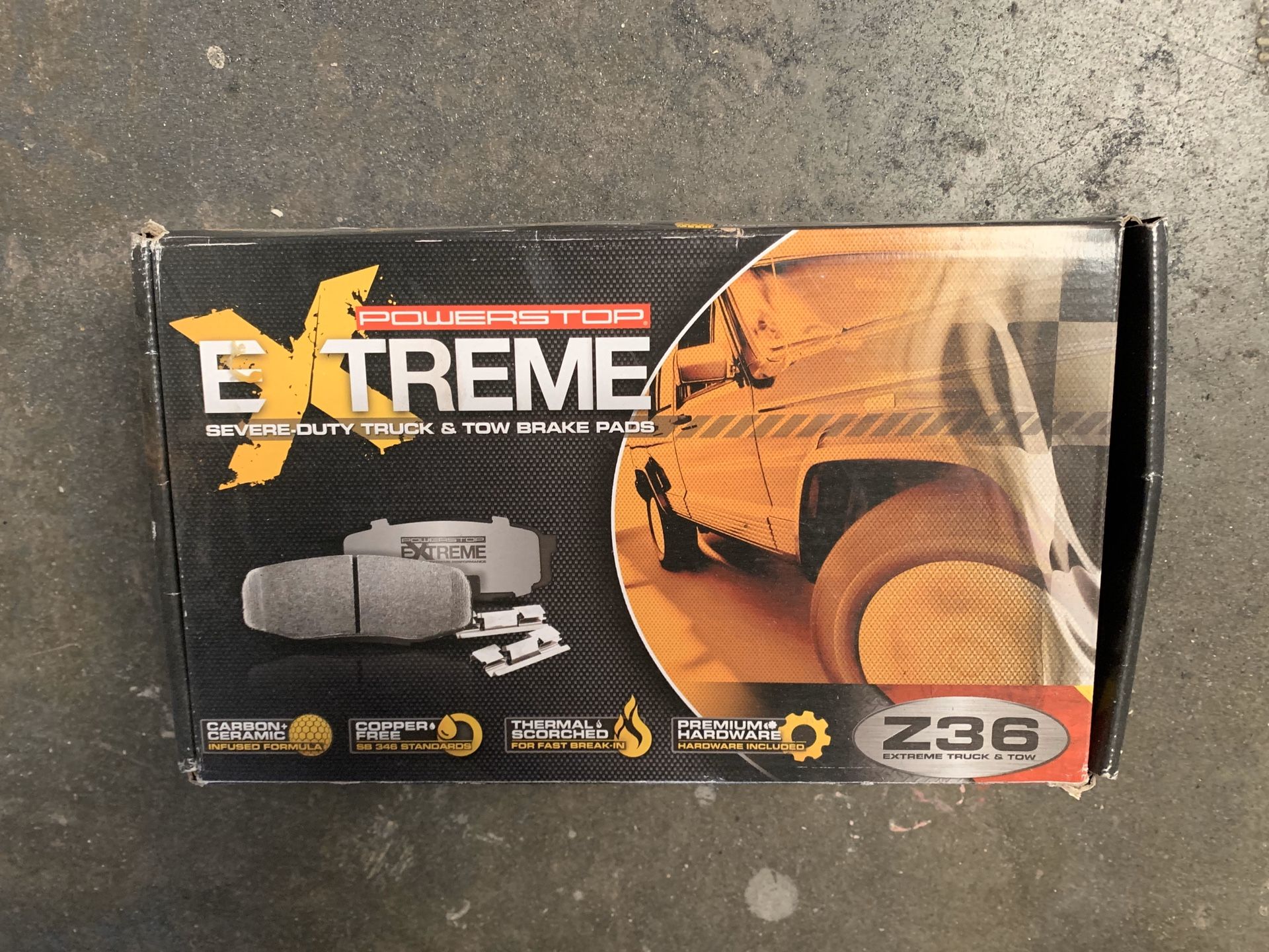 Powerstop extreme severe-duty truck and tow brake pads