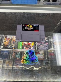 Jurrasic Park SNES $25 Gamehogs 11am-7pm
