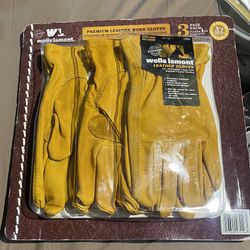 Wells Lamont Premium Leather Work Gloves - XL