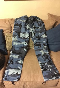 Blue Camo Pants