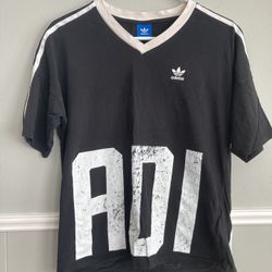Adidas 100% Cotton Crop Top 