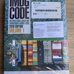 #2779 IMDG Code 39-18 (2019 Edition) 2 Volume Set