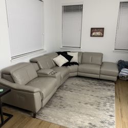 Leather Sectional
