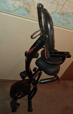 Collapsible stationary bike.