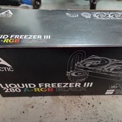 Arctic Liquid Freezer 3 280 A-RGB Black CPU Cooler