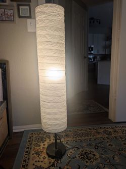Tall Rice Paper Floor Lamp