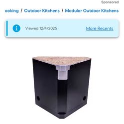 Charbroil Medallion Corner Cabinet Outdoor Kitchen 