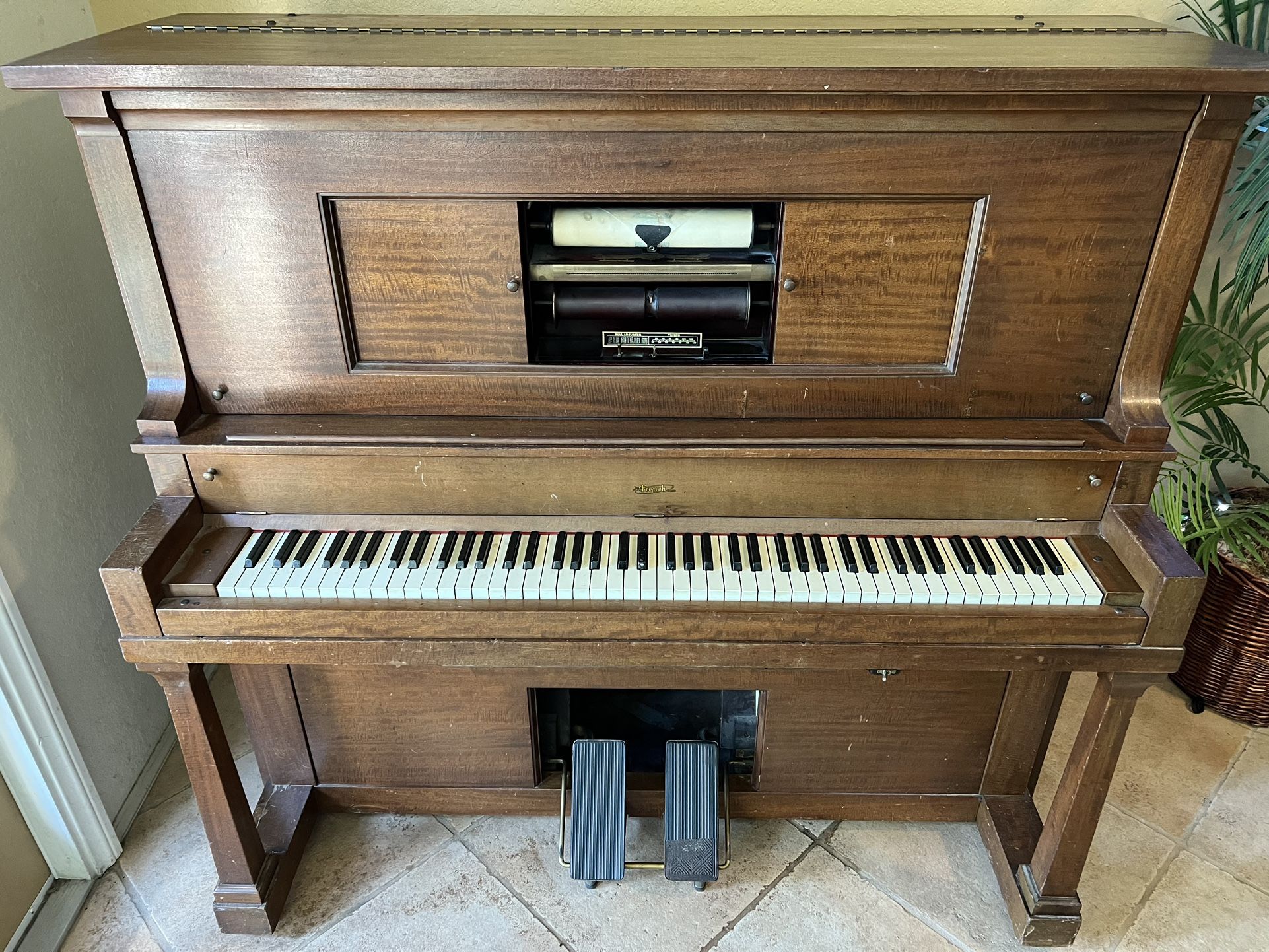 FREE 1914 Upright Player Piano
