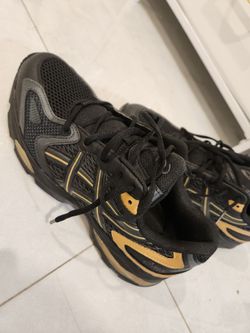 Assics shoes.