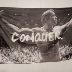 Arnold Schwarzenegger Conquer Flag