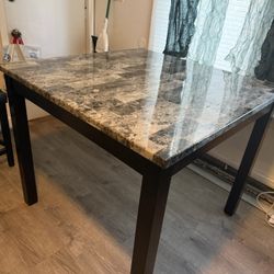 Marble Table With Chairs 