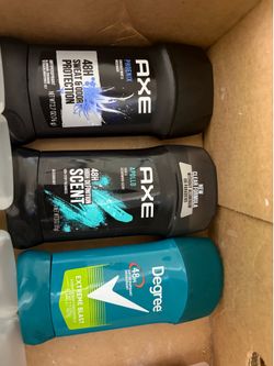 Degree and axe deodorant wite