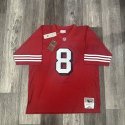 Men’s NFL Mitchell And Ness Steve Young Football Jersey L San Francisco 49ers 