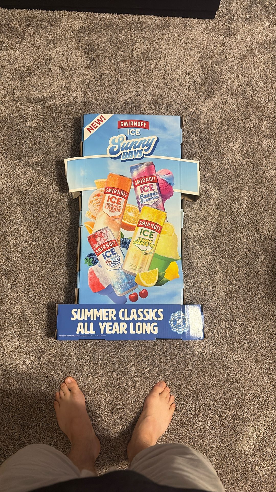Smirnoff Cardboard Cut Out