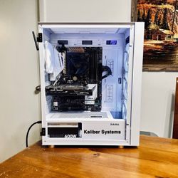 Custom White Gaming Computer with Intel i5 6600, 1650 GTX, 512GB NvME SSD