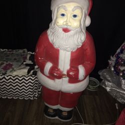  Vintage Santa Blow Mold 