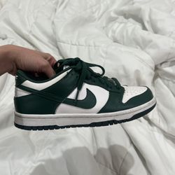 Spartan Green Nike Dunks