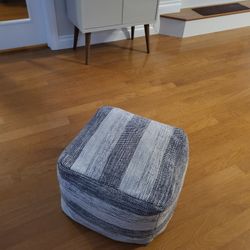 Small Pouf Ottoman / Footrest