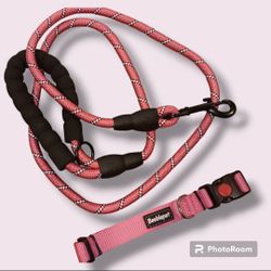 Beebie Dog Collar and Leash 