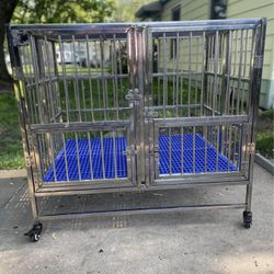 Dog Cage With Dividers
