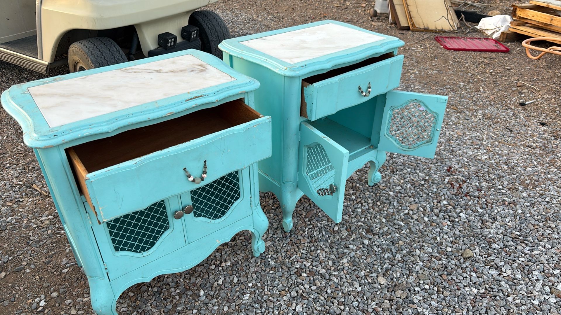 Two Matching End Tables