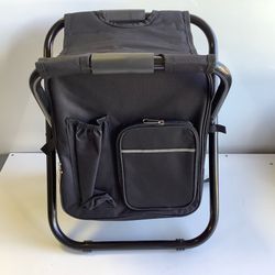 Foldable Backpack, cooler, chair for Camping and Fishing