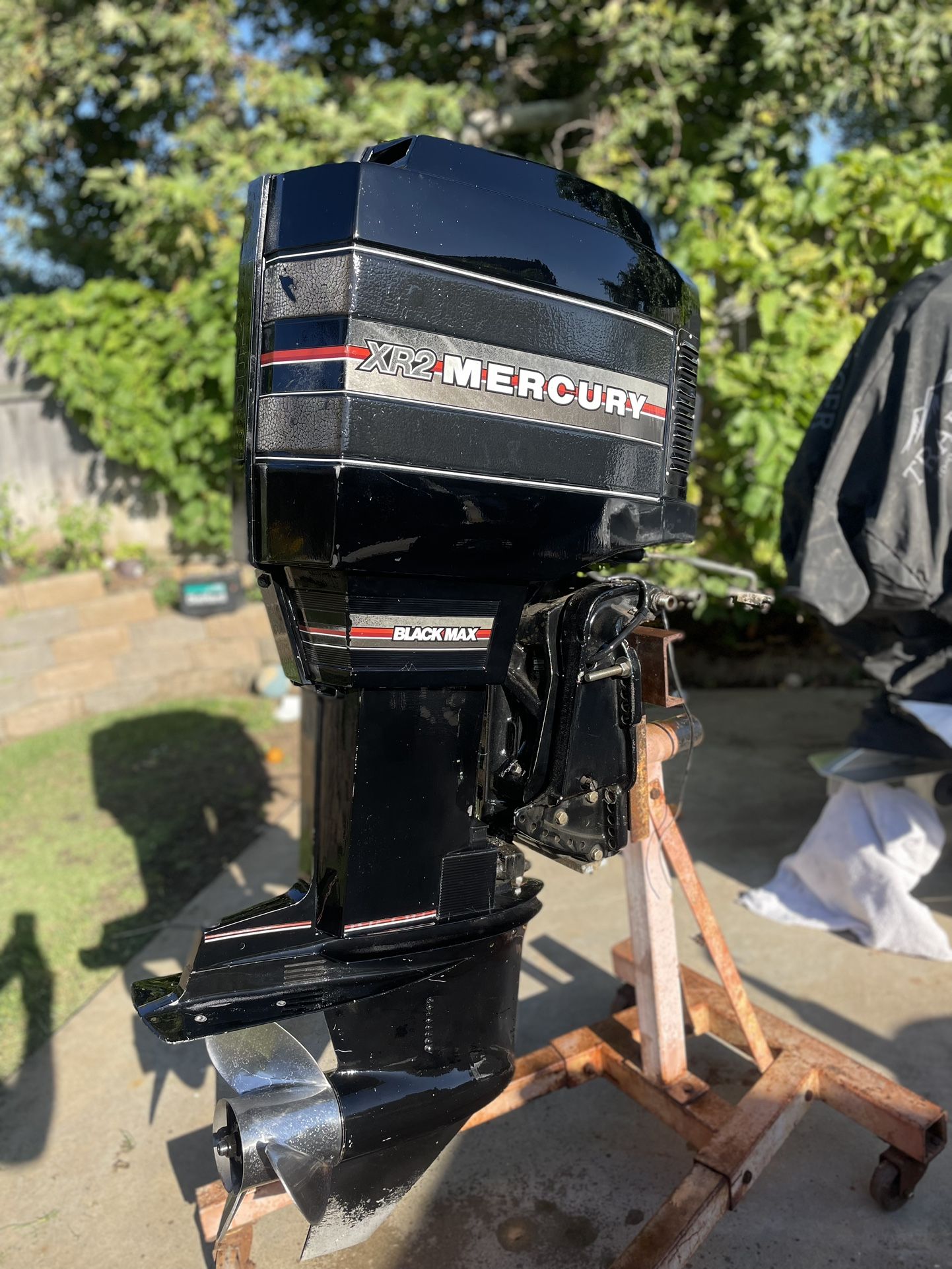 Mercury Black Max Xr2 150 With All Rigging Prop , Throttle