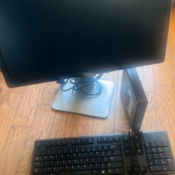 Palm Size Hp Mini Desktop Corei5  16gb Ram 256gb SSD Win 11 22” Monitor
