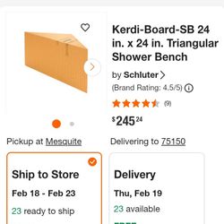 Schluter -Kerdi-board-sb Shower Bench