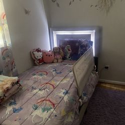 Twin Bed Frame With Led Light