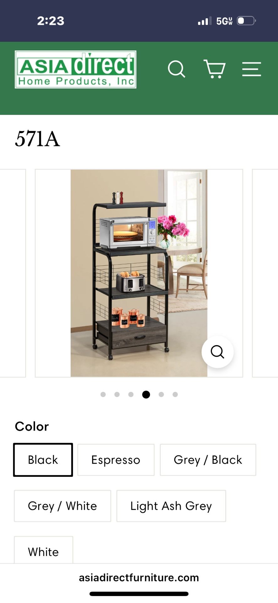 Microwave Cart
